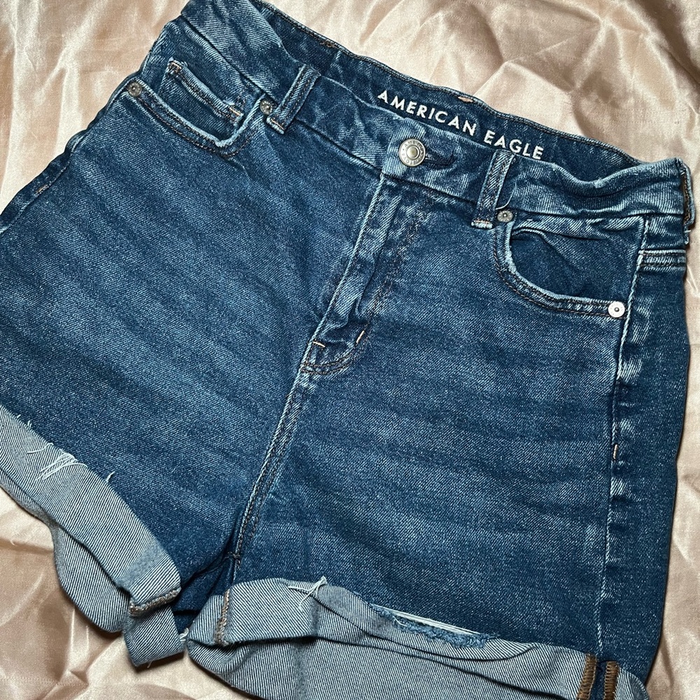 American Eagle Outfitters Dark Blue Jean Shorts